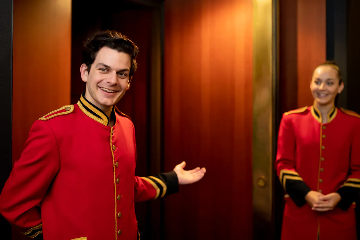 Red coat ushers